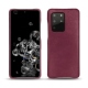Coque cuir Samsung Galaxy S20+ 5G - Prune vintage ( Pantone 512C ) 