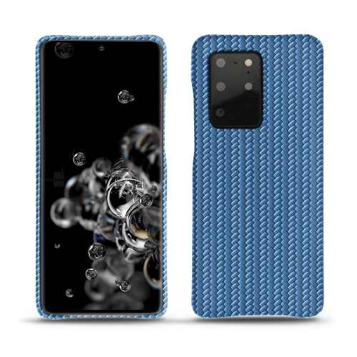 Capa em pele Samsung Galaxy S20+ 5GAbaca ishia ( Pantone #395775 ) 