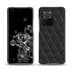 Coque cuir Samsung Galaxy S20+ 5G - Noir - Couture ( Nappa - Black ) 