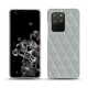Custodia in pelle Samsung Galaxy S20+ 5G - Gris - Couture ( Nappa - Pantone W428C ) 