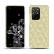 Samsung Galaxy S20+ 5G leather cover - Beige - Couture ( Nappa - Pantone 7502C ) 
