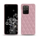 가죽 커버 Samsung Galaxy S20+ 5G - Rose - Couture ( Nappa - Pantone 2365C ) 