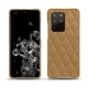 Coque cuir Samsung Galaxy S20+ 5G - Sable vintage - Couture