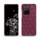 Capa em pele Samsung Galaxy S20+ 5G - Prune vintage - Couture