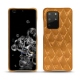 Coque cuir Samsung Galaxy S20+ 5G - Or Maïa - Couture