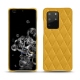 Coque cuir Samsung Galaxy S20+ 5G - Jaune soulèu - Couture