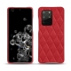 Lederschutzhülle Samsung Galaxy S20+ 5G - Rouge troupelenc - Couture