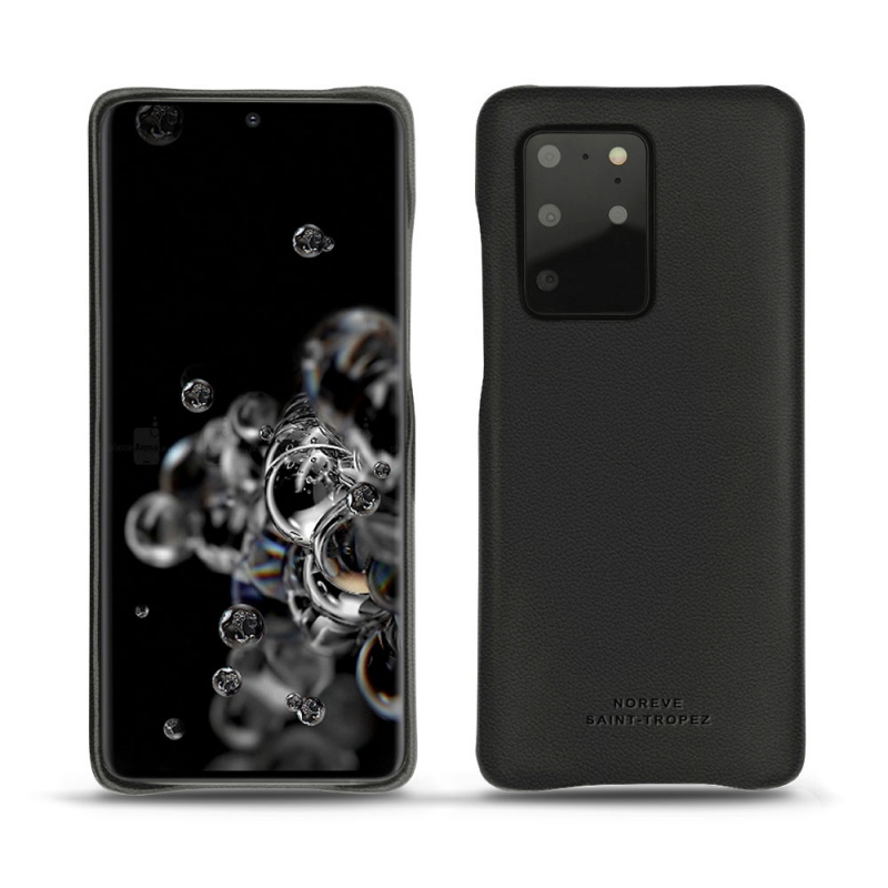 Coque cuir Samsung Galaxy S20+ 5G - Noir PU