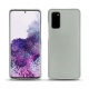 Coque cuir Samsung Galaxy S20 - Gris ( Nappa - Pantone W428C ) 