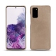 Custodia in pelle Samsung Galaxy S20 - Taupe vintage ( Pantone 7530C ) 