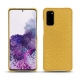 Coque cuir Samsung Galaxy S20 - Mimosa ( Pantone 141C ) 