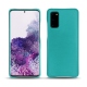 Capa em pele Samsung Galaxy S20 - Bleu fluo