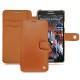 Funda de piel Samsung SM-N9000 Galaxy Note 3 - Marron ( Nappa - Pantone 1615C ) 