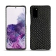 Samsung Galaxy S20 leather cover - Serpent nero