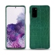 가죽 커버 Samsung Galaxy S20 - Crocodile pino
