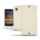 Lederschutzhülle LG Nexus 5  - Beige ( Nappa - Pantone 7502C ) 