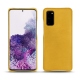 가죽 커버 Samsung Galaxy S20 - Jaune soulèu