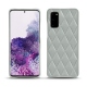 Custodia in pelle Samsung Galaxy S20 - Gris - Couture ( Nappa - Pantone W428C ) 