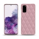 Lederschutzhülle Samsung Galaxy S20 - Rose - Couture ( Nappa - Pantone 2365C ) 