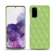 Custodia in pelle Samsung Galaxy S20 - Vert olive - Couture ( Nappa - Pantone 578U ) 