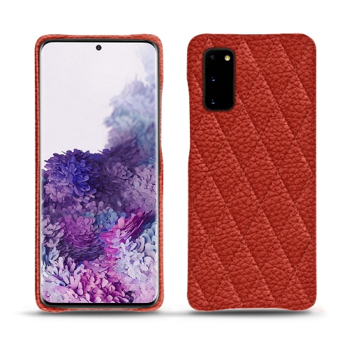 Samsung Galaxy S20 leather cases and coversPapaye - Couture ( Pantone #b54317 ) 