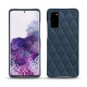 Coque cuir Samsung Galaxy S20 - Jean vintage - Couture