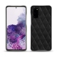 Capa em pele Samsung Galaxy S20 - Negre poudro - Couture