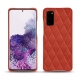 Coque cuir Samsung Galaxy S20 - Arange clouquié - Couture
