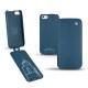 Lederschutzhülle Apple iPhone 5S  - Blu mediterran