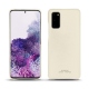 Lederschutzhülle Samsung Galaxy S20 - Blanc PU