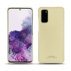 Custodia in pelle Samsung Galaxy S20 - Beige PU