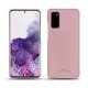 Coque cuir Samsung Galaxy S20 - Rose PU