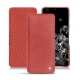 Housse cuir Samsung Galaxy S20 Ultra 5G - Cerise vintage ( Pantone 185C ) 