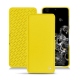 Samsung Galaxy S20 Ultra 5G leather case - Jaune fluo