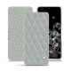 Samsung Galaxy S20 Ultra 5G leather case - Gris - Couture ( Nappa - Pantone W428C ) 