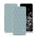 Samsung Galaxy S20 Ultra 5G leather case - Bleu ciel - Couture ( Nappa - Pantone 277C ) 