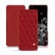Lederschutzhülle Samsung Galaxy S20 Ultra 5G - Rouge - Couture ( Nappa - Pantone 199C ) 