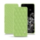 Custodia in pelle Samsung Galaxy S20 Ultra 5G - Vert olive - Couture ( Nappa - Pantone 578U ) 