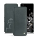 Samsung Galaxy S20 Ultra 5G leather case - Blu marino