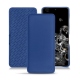 Samsung Galaxy S20 Ultra 5G leather case - Bleu Océan PU