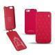 Lederschutzhülle Apple iPhone 5S  - Rouge troupelenc - Couture