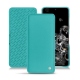 가죽 커버 Samsung Galaxy S20+ 5G - Bleu fluo