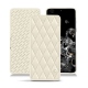 Housse cuir Samsung Galaxy S20+ 5G - Blanc - Couture ( Bologna - White ) 