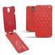 硬质真皮保护套 Samsung SM-N9000 Galaxy Note 3  - Rouge troupelenc - Couture