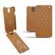 硬质真皮保护套 Samsung SM-N9000 Galaxy Note 3  - Castan esparciate - Couture