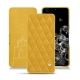Lederschutzhülle Samsung Galaxy S20+ 5G - Jaune soulèu - Couture