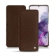 Samsung Galaxy S20 leather case - Châtaigne ( Pantone 476C ) 
