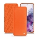 Custodia in pelle Samsung Galaxy S20 - Orange fluo
