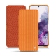 가죽 커버 Samsung Galaxy S20 - Abaca arancio