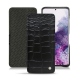 Housse cuir Samsung Galaxy S20 - Crocodile nero